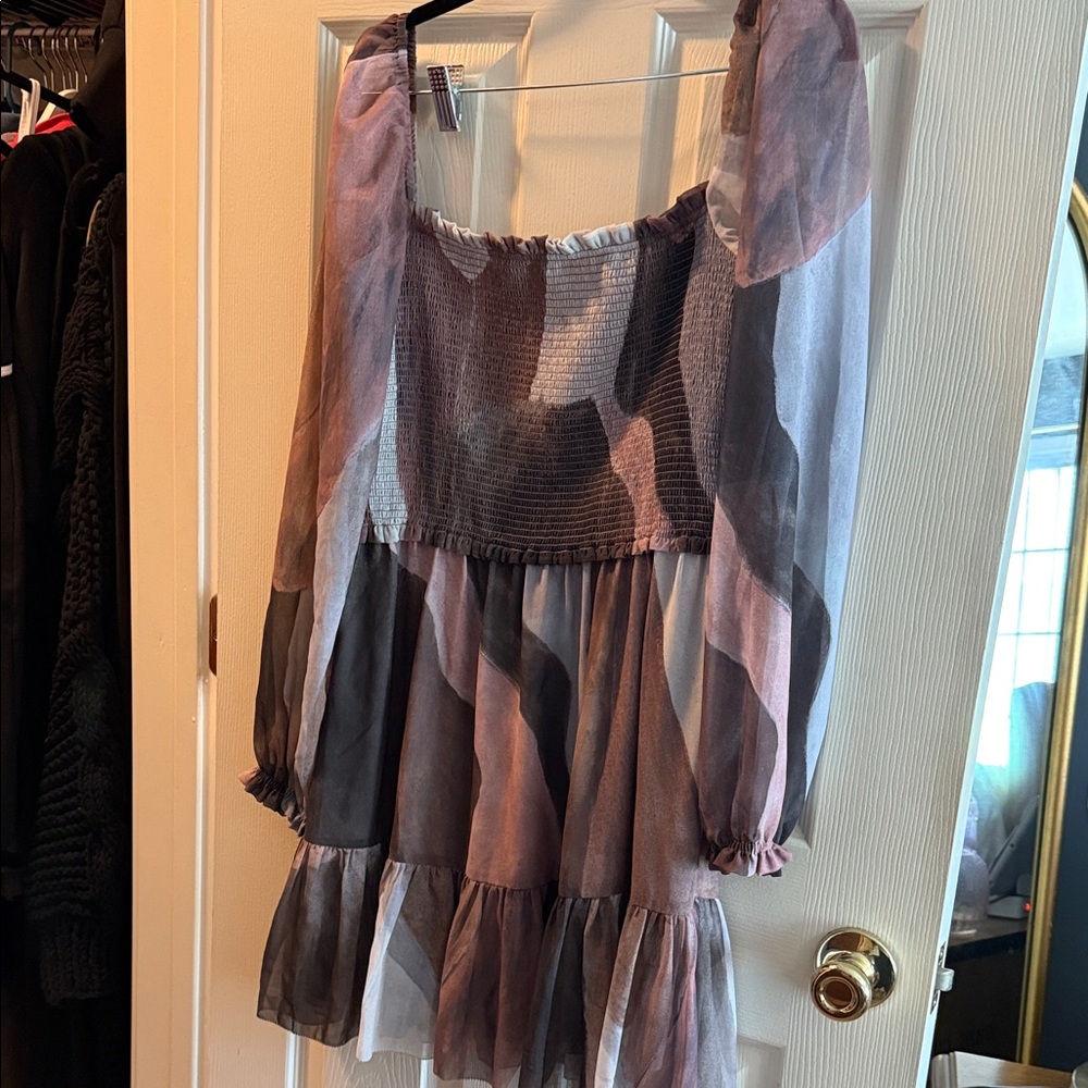 Aritzia Multi-Color Mini Dress